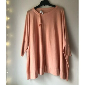 DVF Coral Ruffle Pullover Quarter Sleeve Sweater